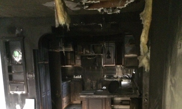 Fire Damage - Kitchen
